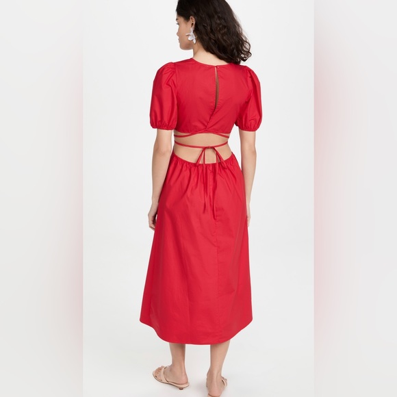 Moon River - Cutout Poplin Dress - Size M - Picture 2 of 7